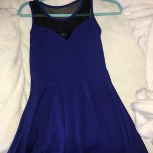 Short Blue party dress